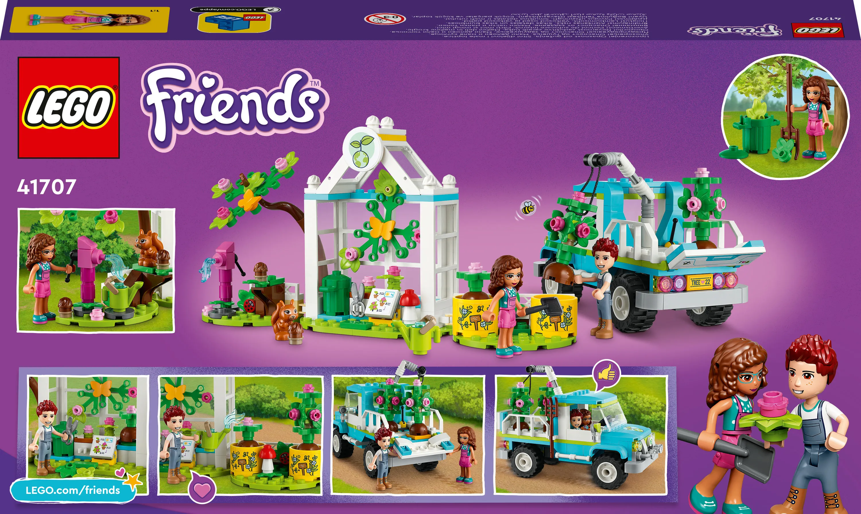 Lego Friends tree planting vehicle 41707