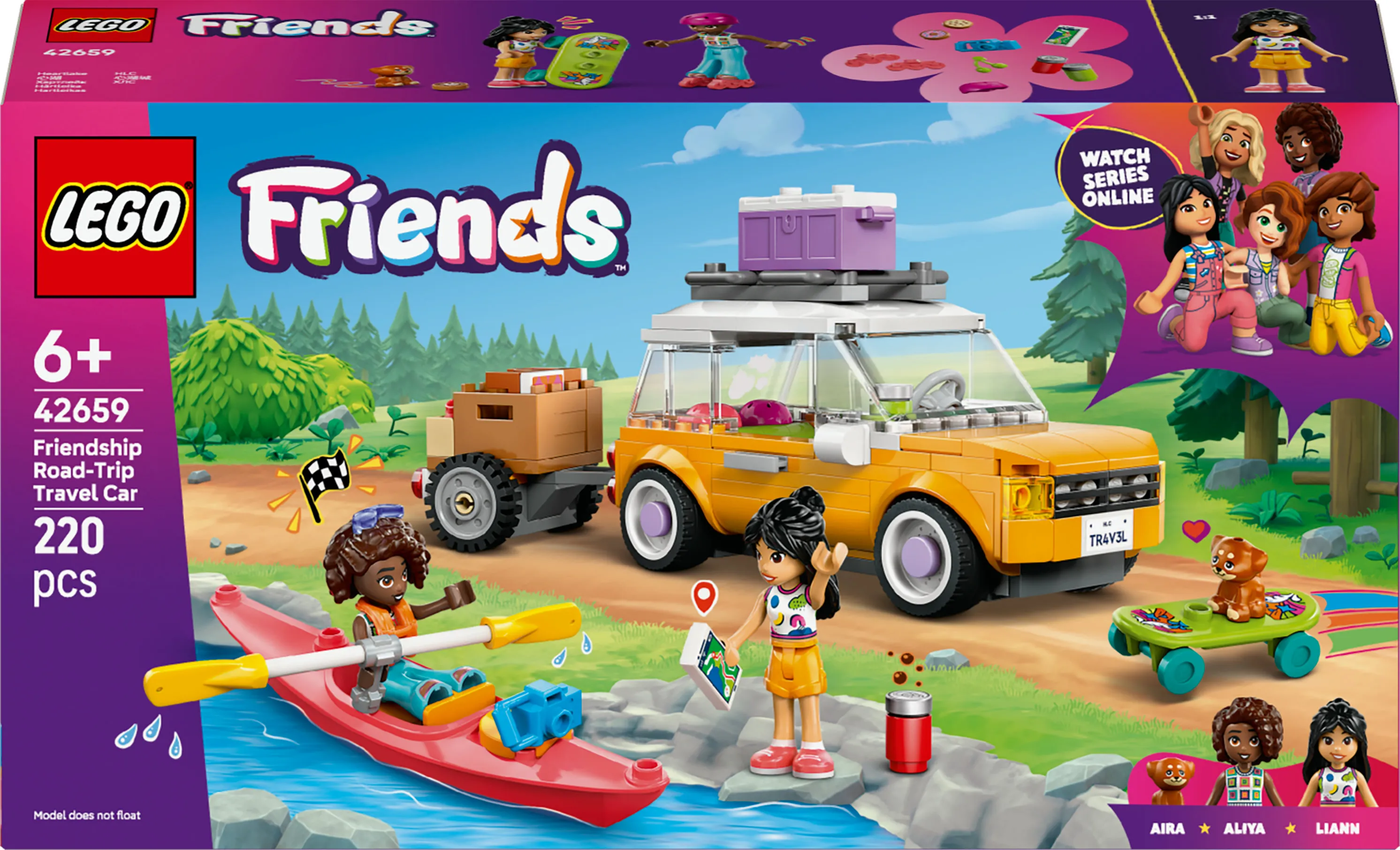 LEGO Friends V&auml;lutrustad resbil 42659