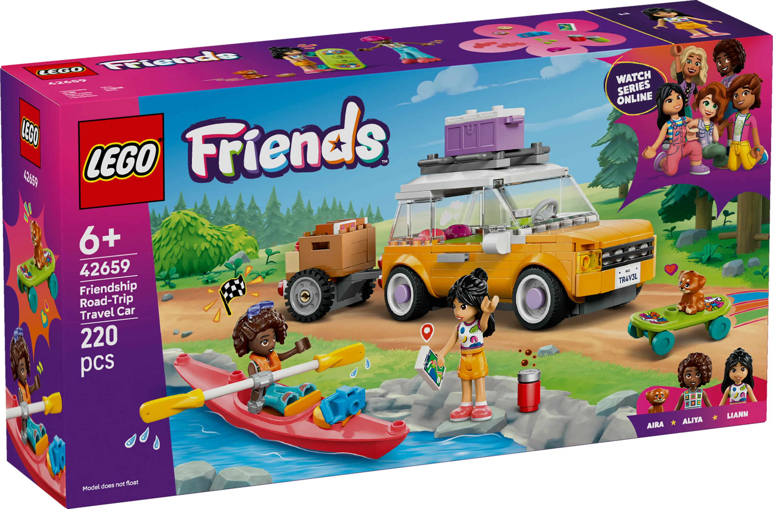 LEGO Friends V&auml;lutrustad resbil 42659
