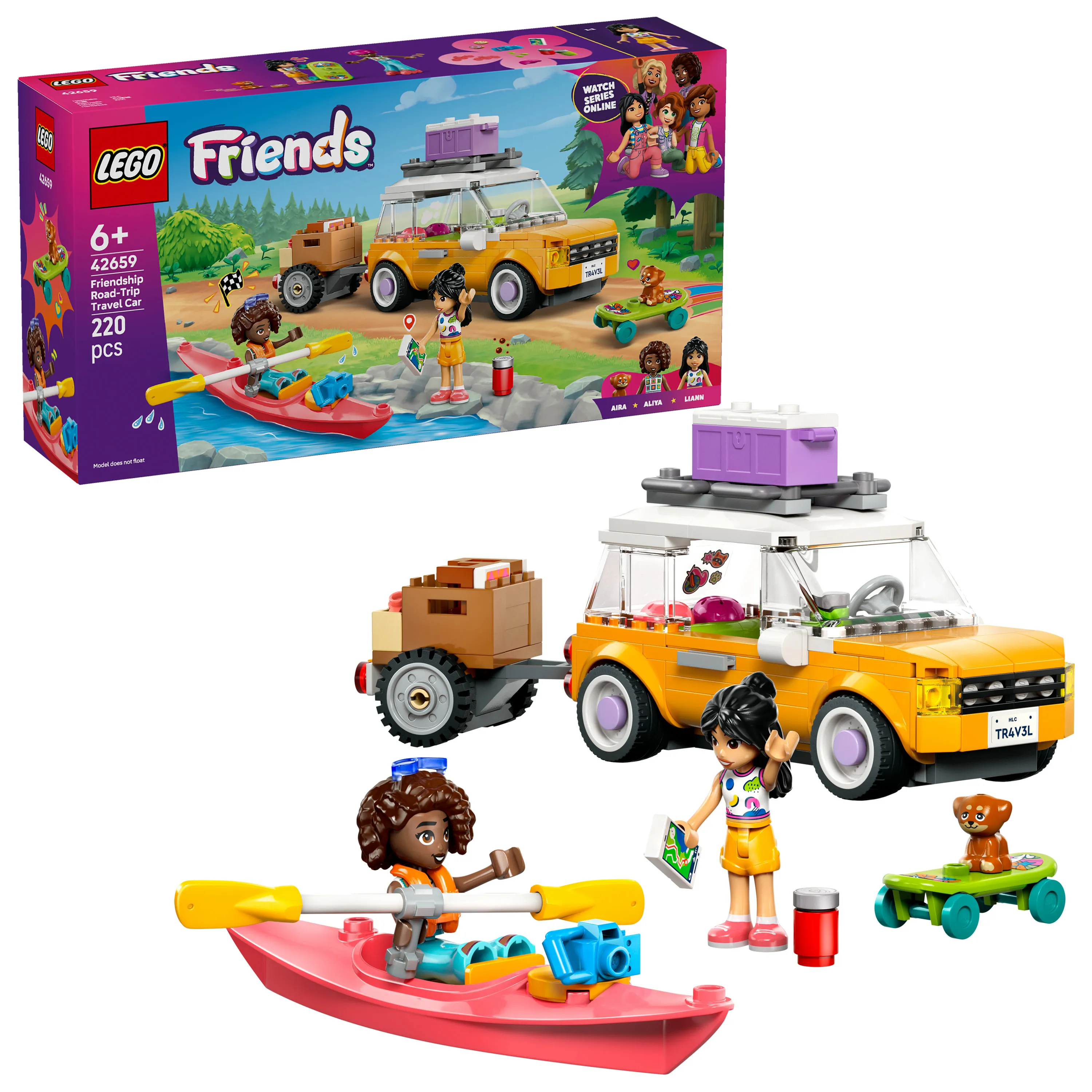 LEGO Friends V&auml;lutrustad resbil 42659