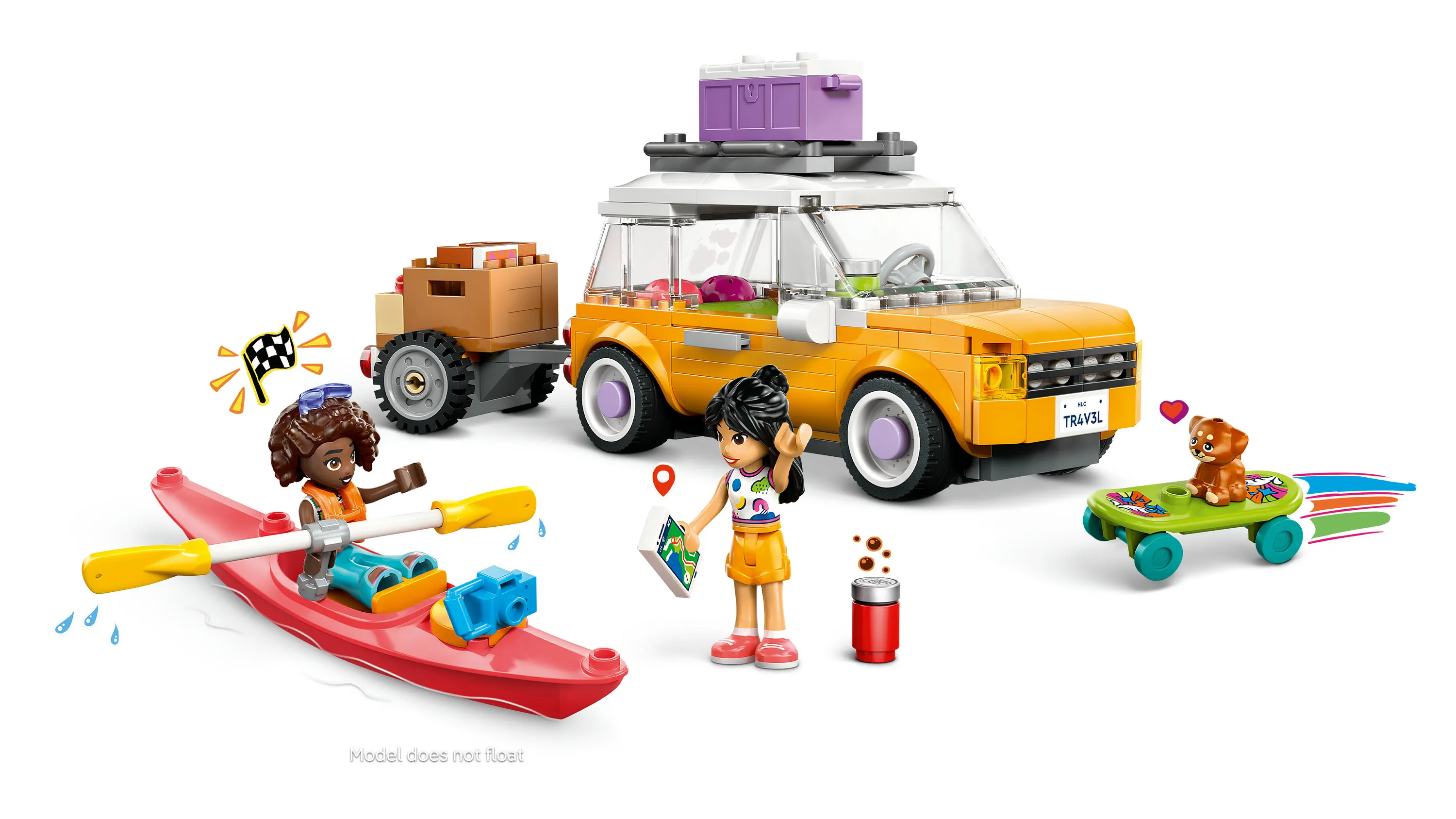 LEGO Friends V&auml;lutrustad resbil 42659