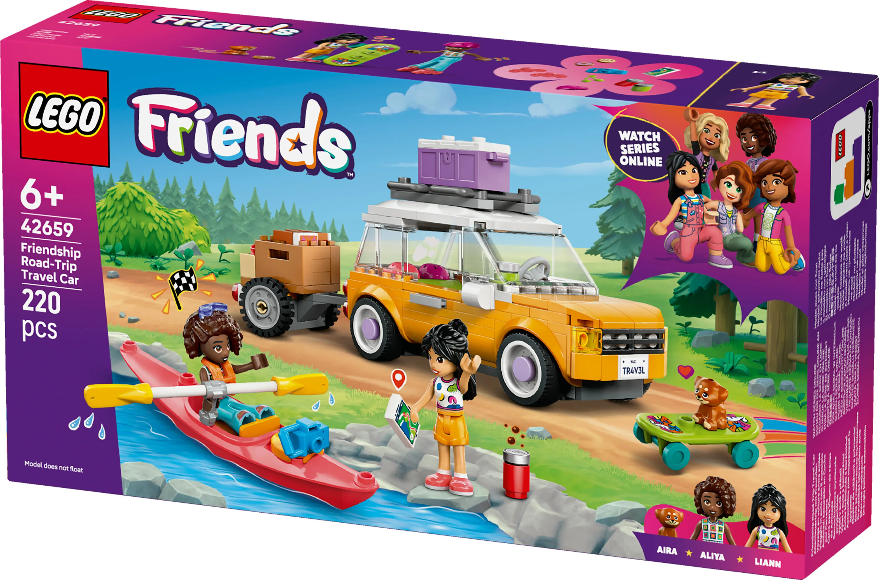 LEGO Friends V&auml;lutrustad resbil 42659