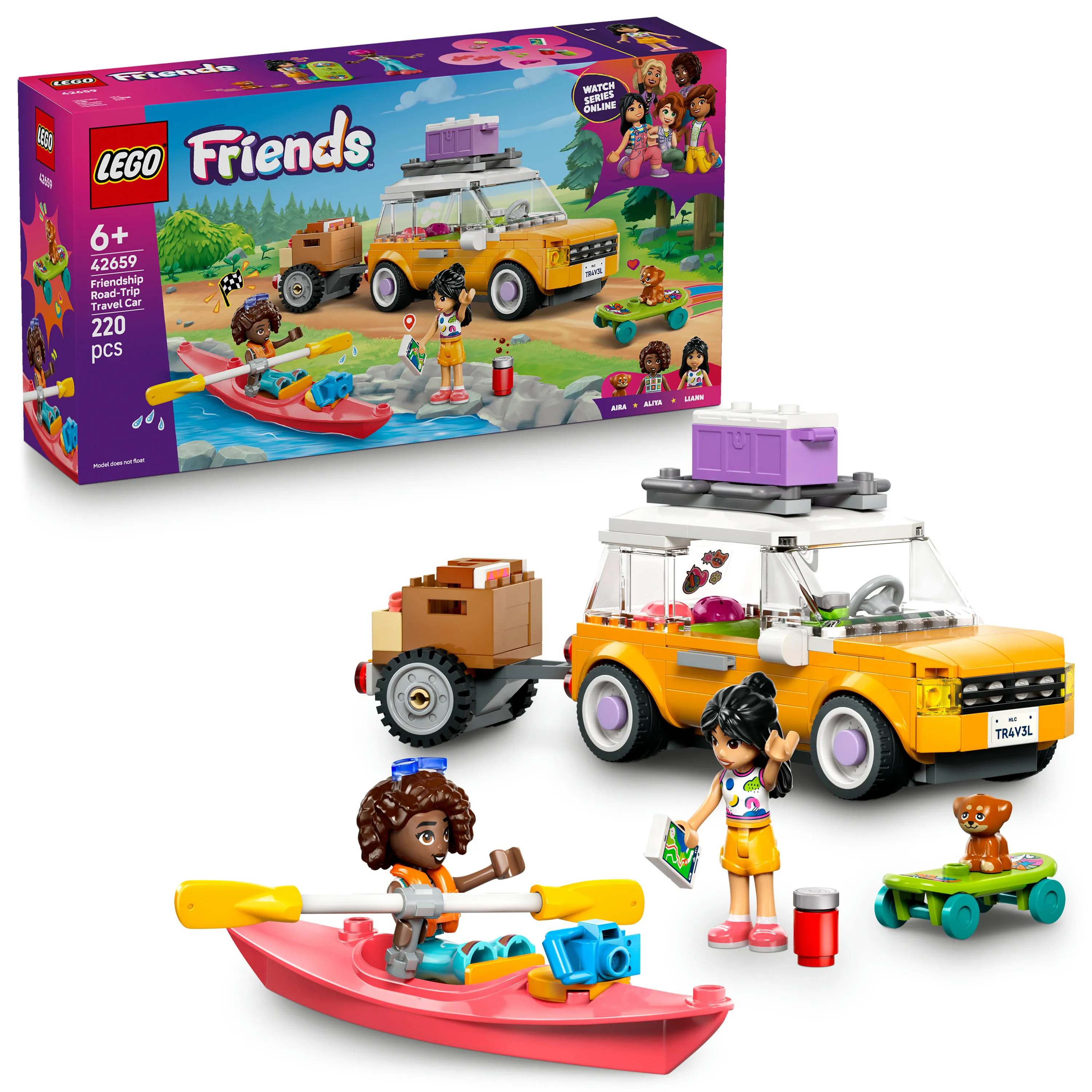 LEGO Friends V&auml;lutrustad resbil 42659