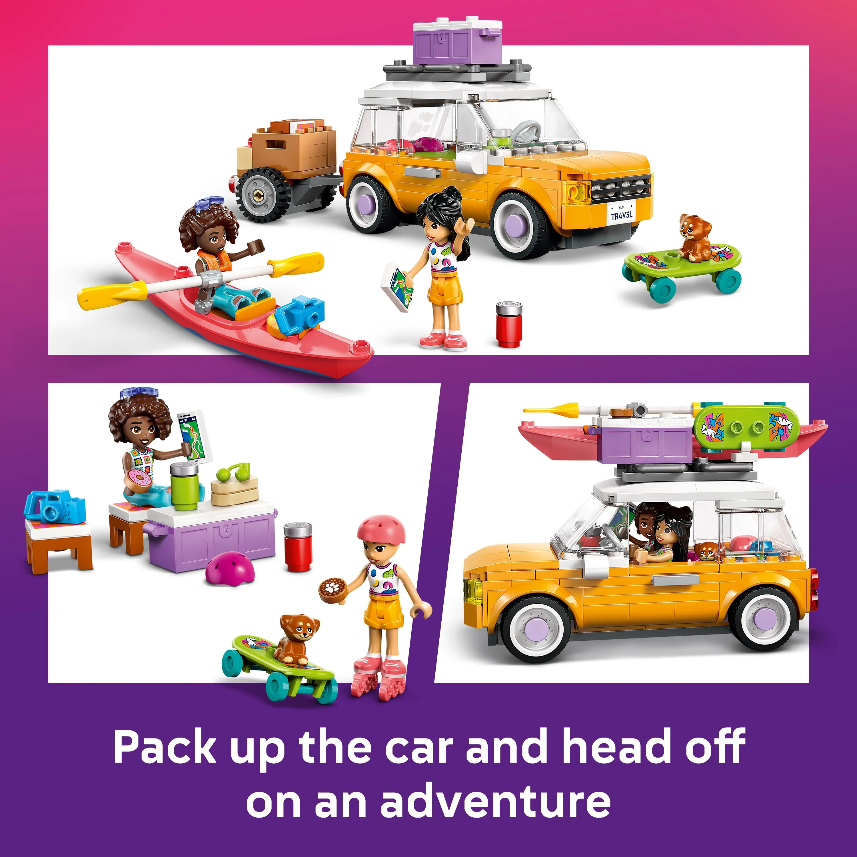 LEGO Friends V&auml;lutrustad resbil 42659