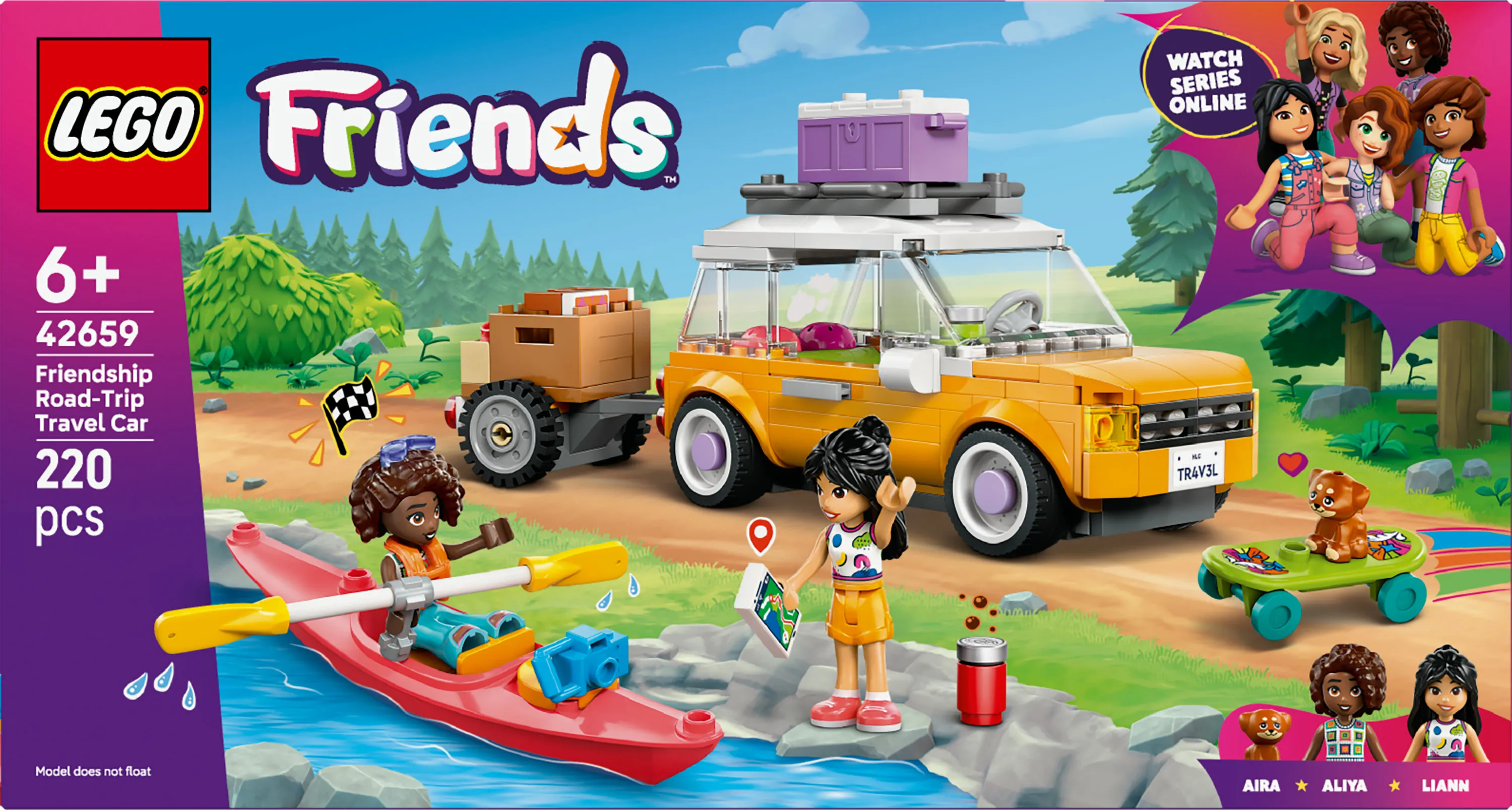LEGO Friends V&auml;lutrustad resbil 42659
