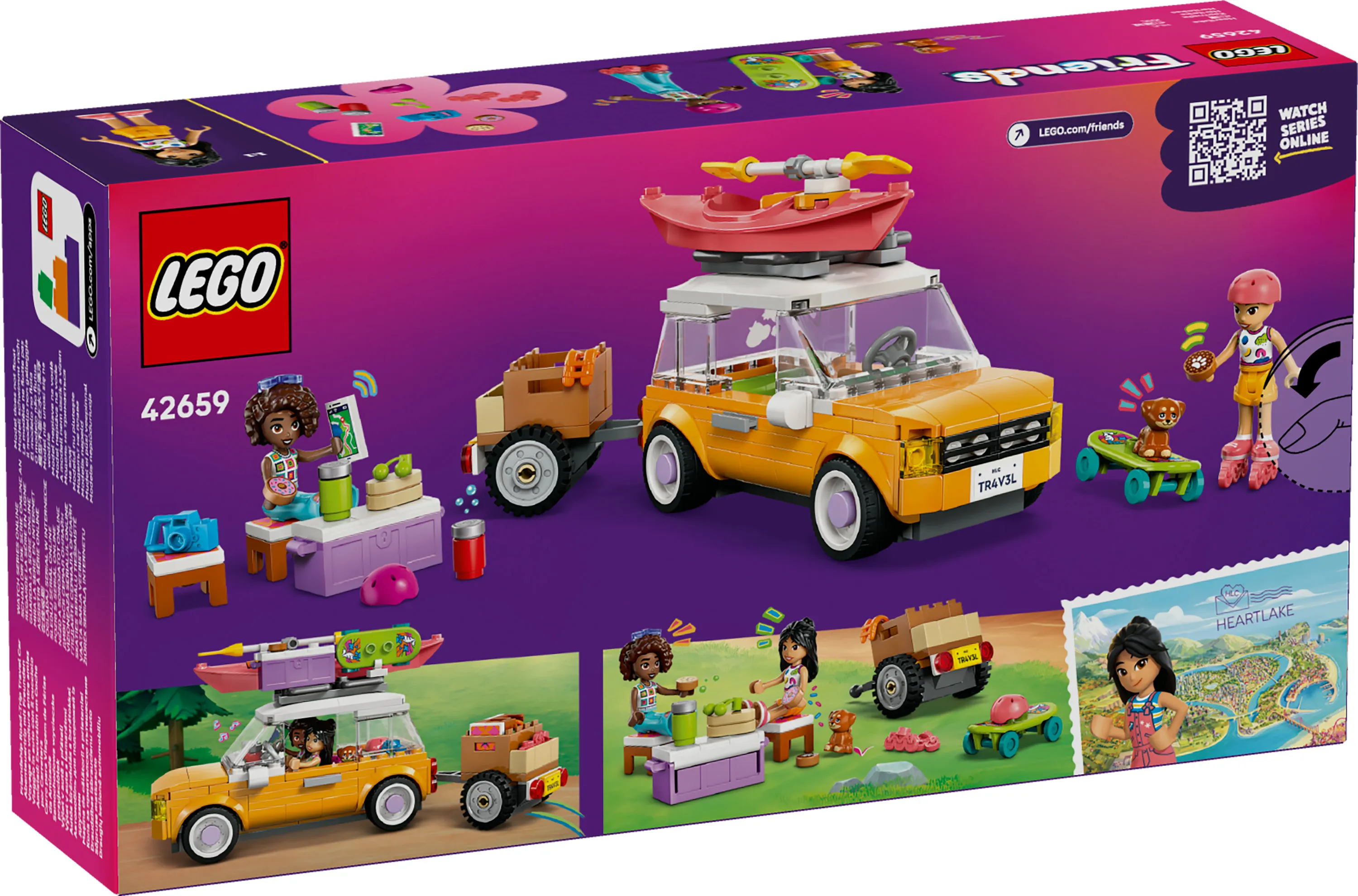 LEGO Friends V&auml;lutrustad resbil 42659