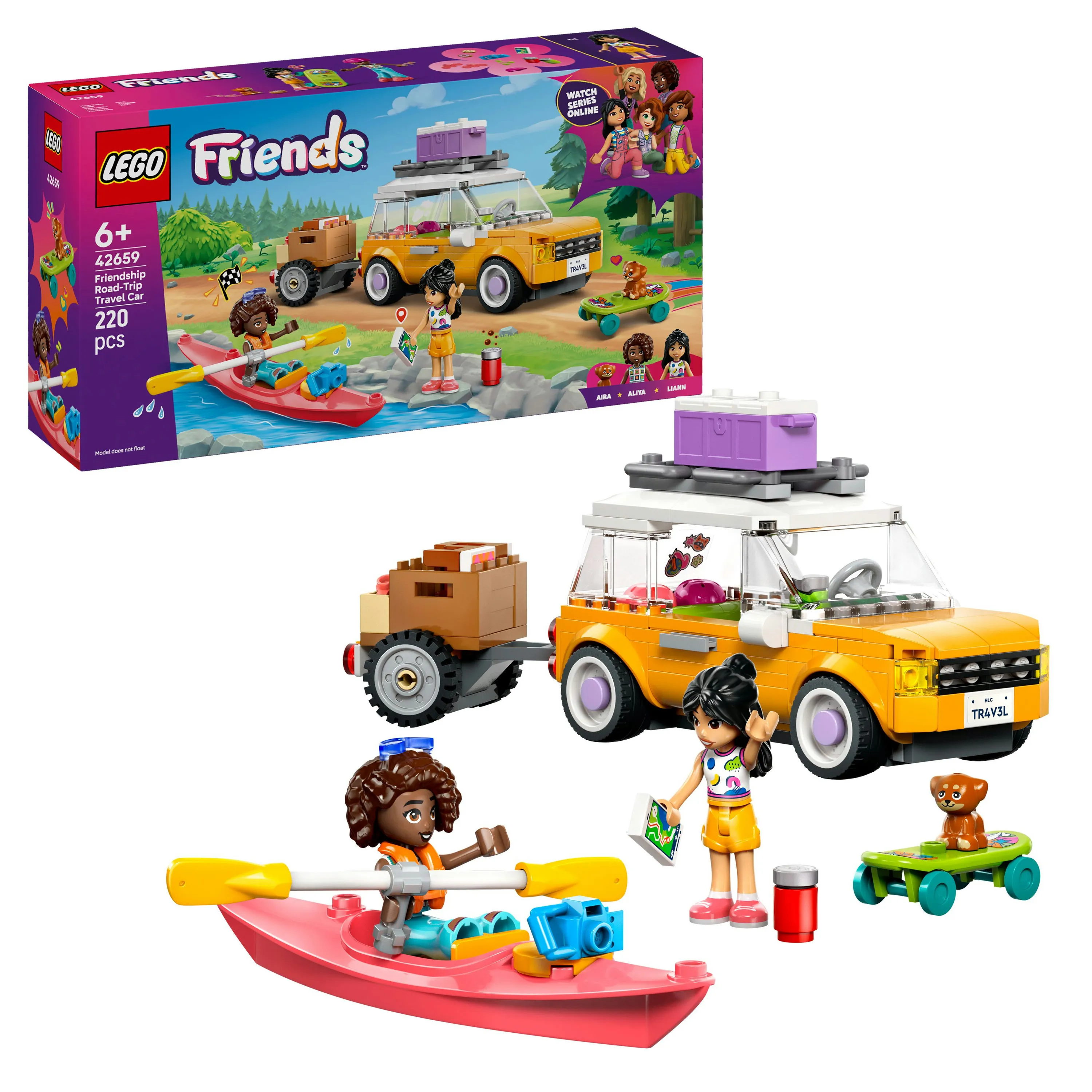 LEGO Friends V&auml;lutrustad resbil 42659