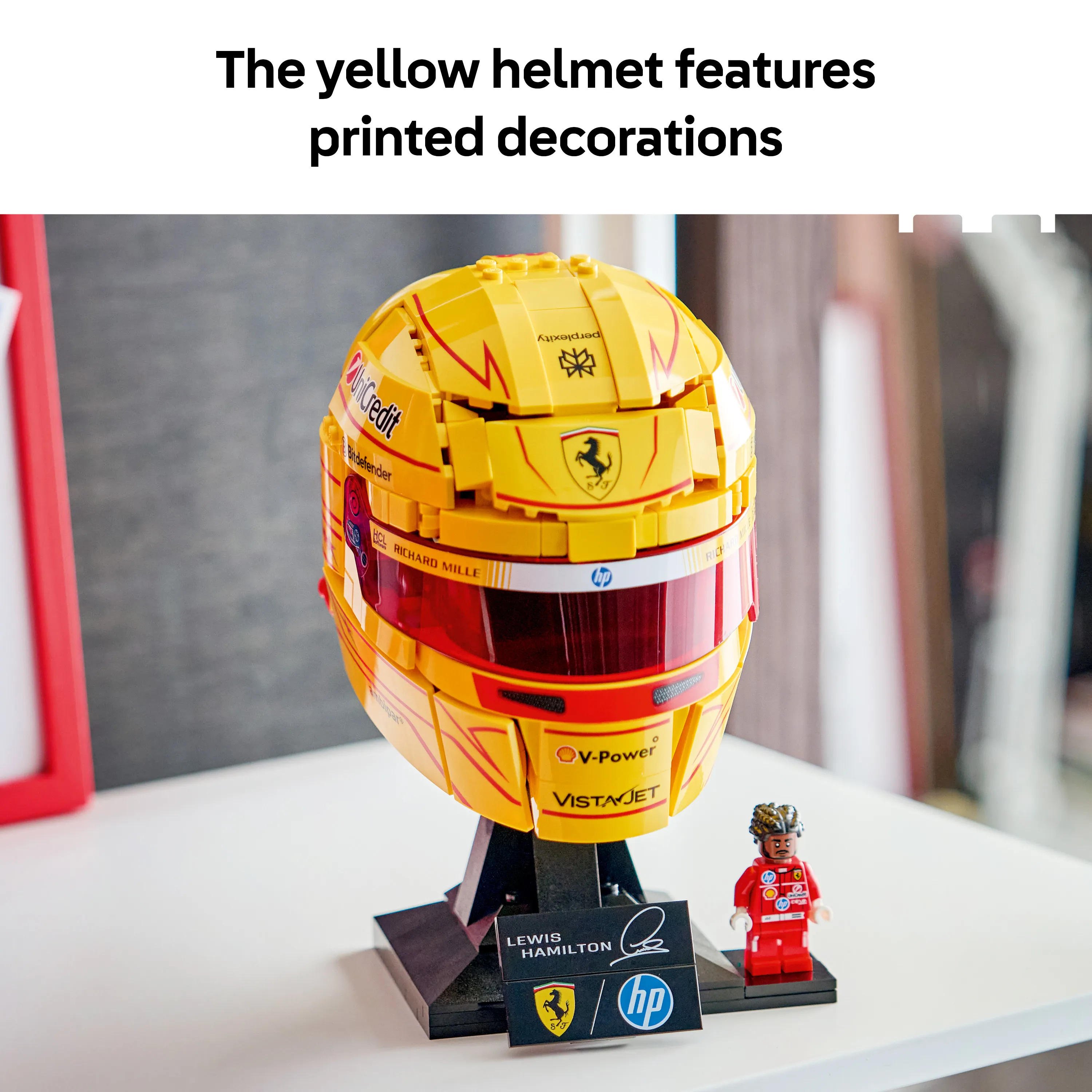 LEGO Formula 1 Editions Scuderia Ferrari HP -kyp&auml;r&auml; &ndash; Lewis Hamilton 43022