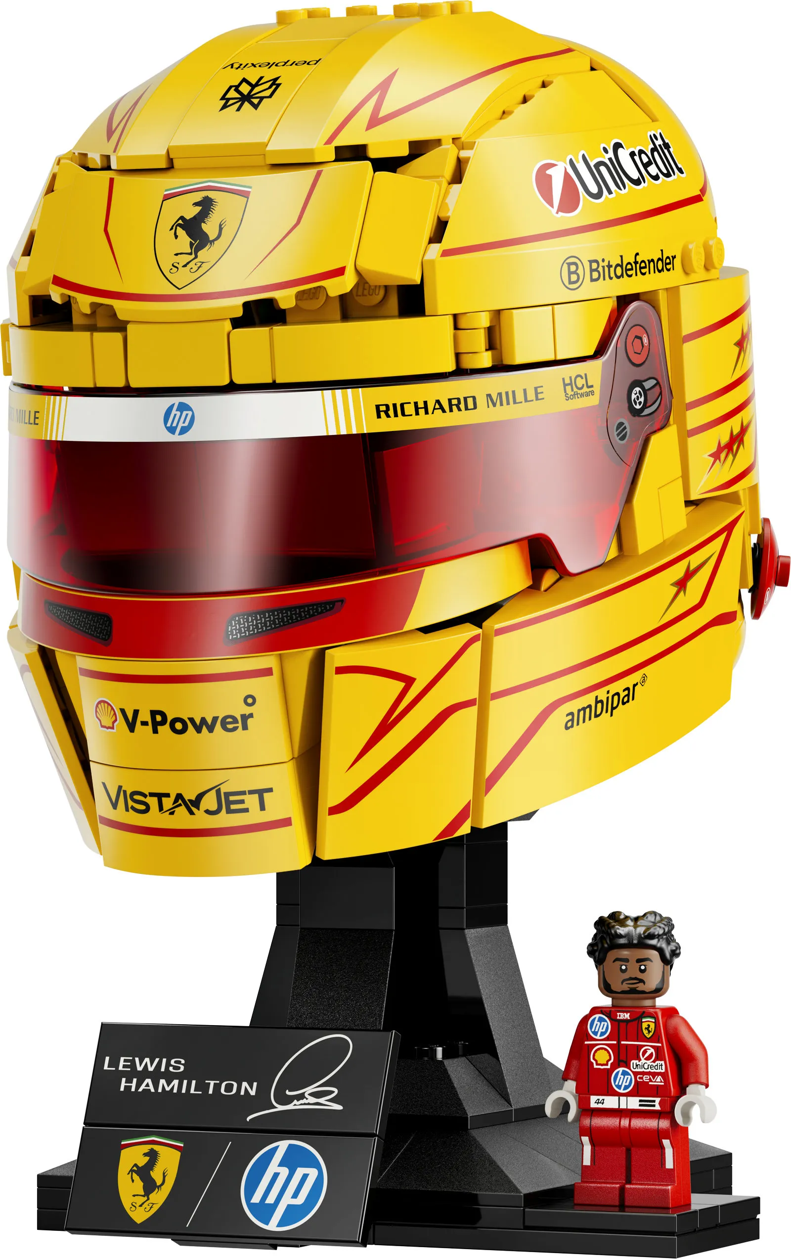 LEGO Formula 1 Editions Scuderia Ferrari HP -kyp&auml;r&auml; &ndash; Lewis Hamilton 43022
