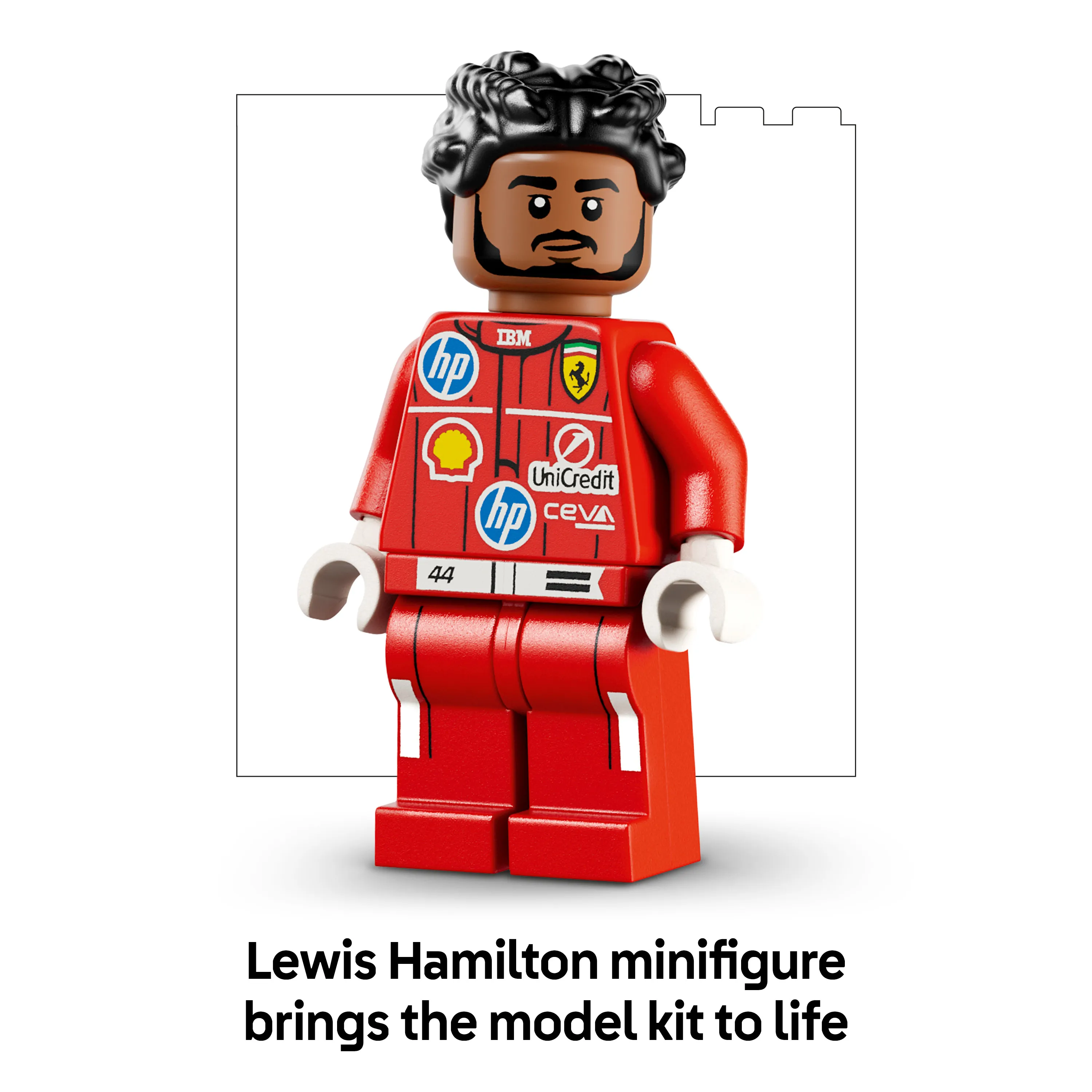 LEGO Formula 1 Editions Scuderia Ferrari HP -kyp&auml;r&auml; &ndash; Lewis Hamilton 43022