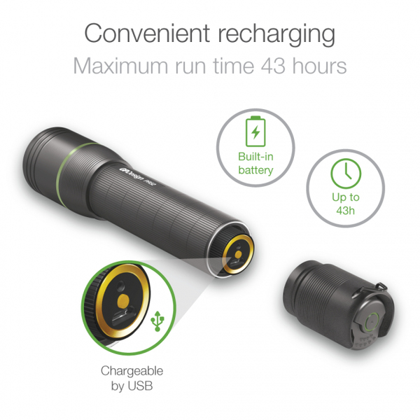GP Design Vega Rechargeable flashlight
