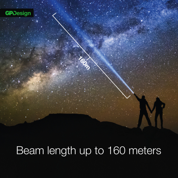 GP Design Vega Rechargeable flashlight