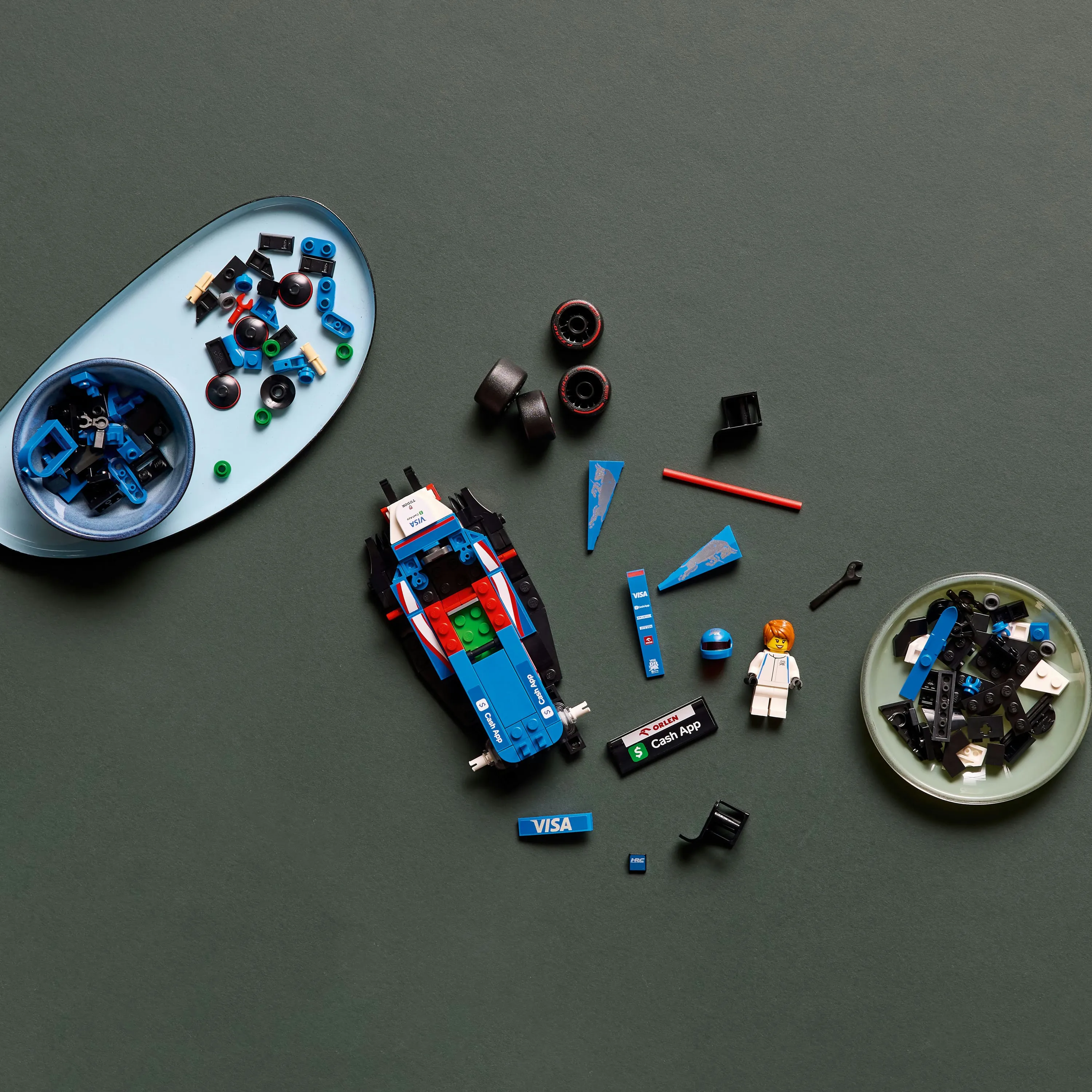 LEGO Speed Champions Visa Cash App RB VCARB 01 F1 racerbil 77246