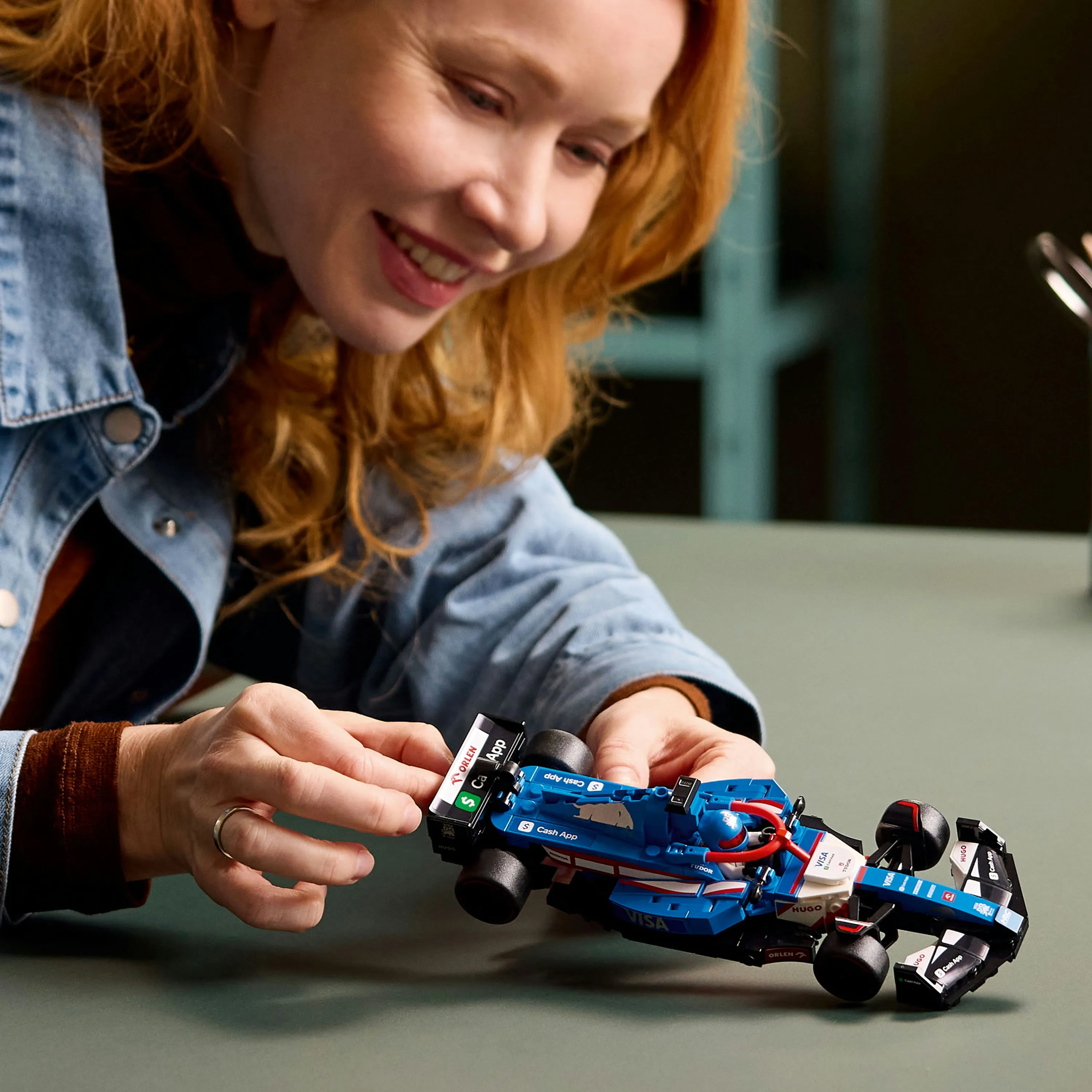 LEGO Speed Champions Visa Cash App RB VCARB 01 F1 racerbil 77246