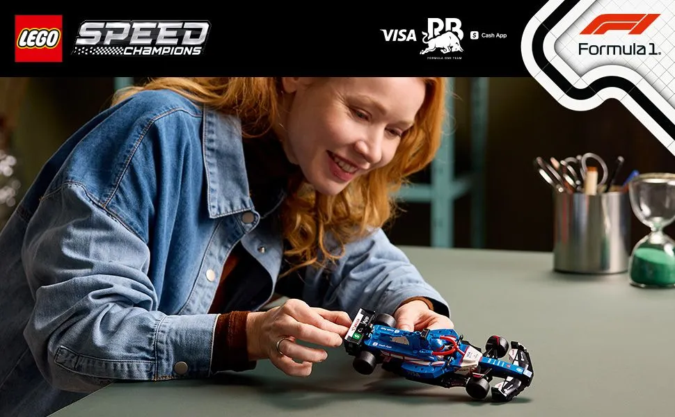 LEGO Speed Champions Visa Cash App RB VCARB 01 F1 racerbil 77246