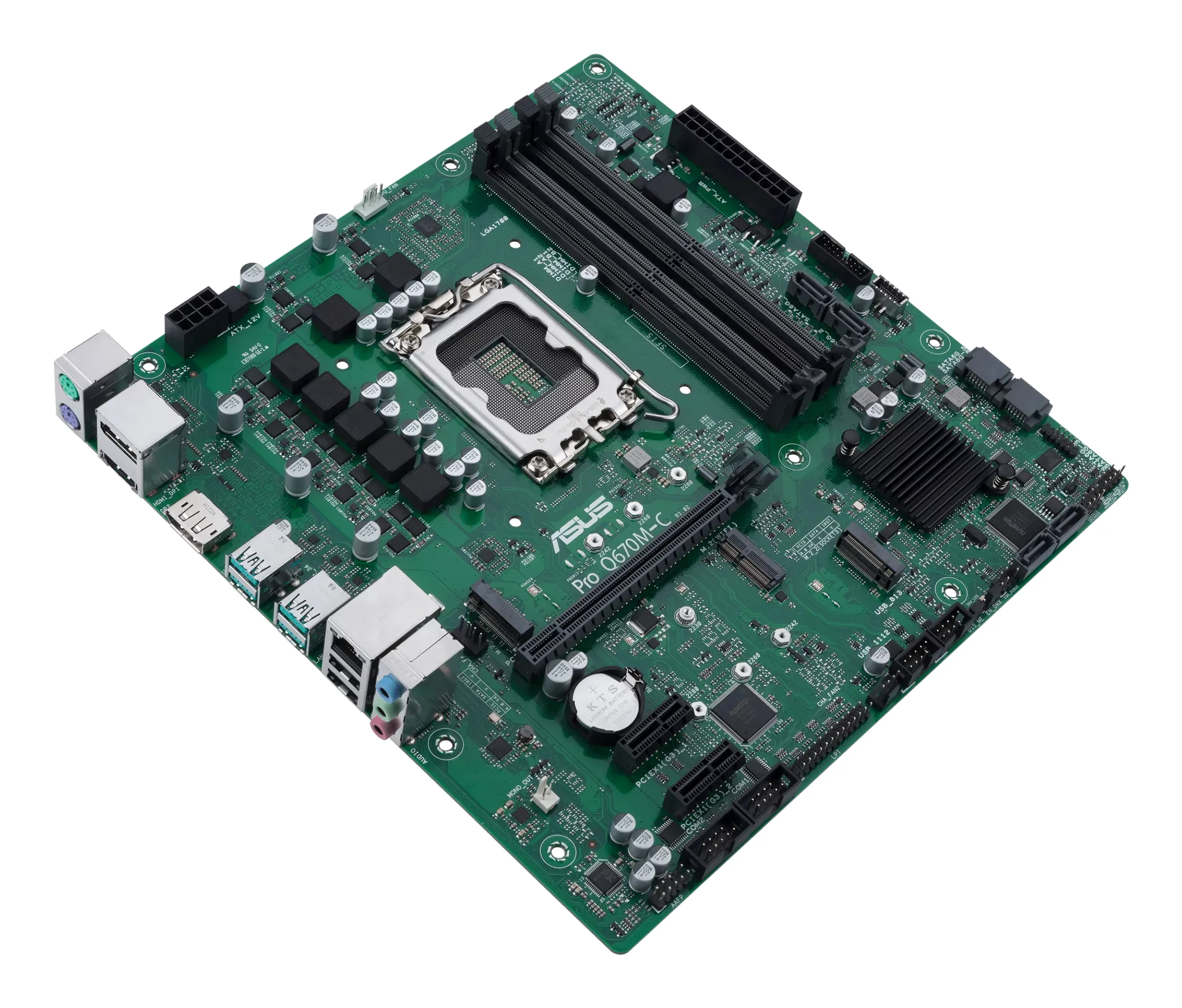 ASUS PRO Q670M-C-CSM LGA1700 4xDDR5 microATX 6xSATA MB 2xM.2 1xHDMI 2xDP