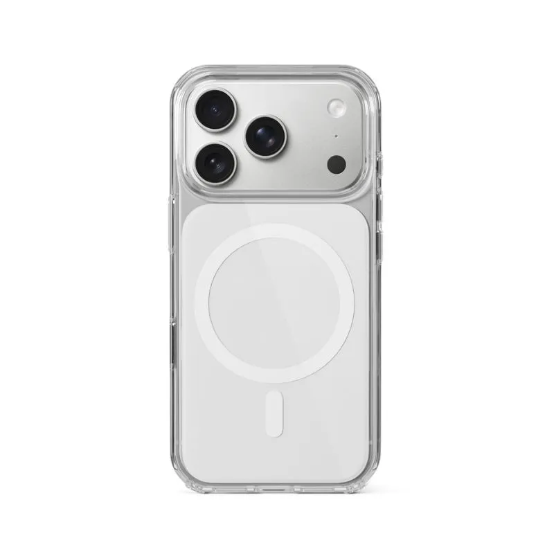 Epico Tile Mag+ Case | iPhone 17 Pro | White | Qi2  &amp;  MagSafe Compatible | Camera Island Protector | crossbody ready  &amp;  camera island protector