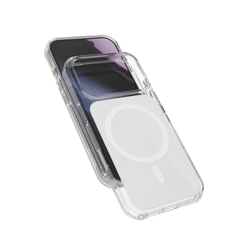 Epico Tile Mag+ Case | iPhone 17 Pro | White | Qi2  &amp;  MagSafe Compatible | Camera Island Protector | crossbody ready  &amp;  camera island protector