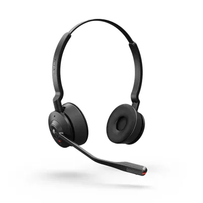 Jabra Engage 55 MS Wireless Stereo Headset with USB-A adapter, Black
