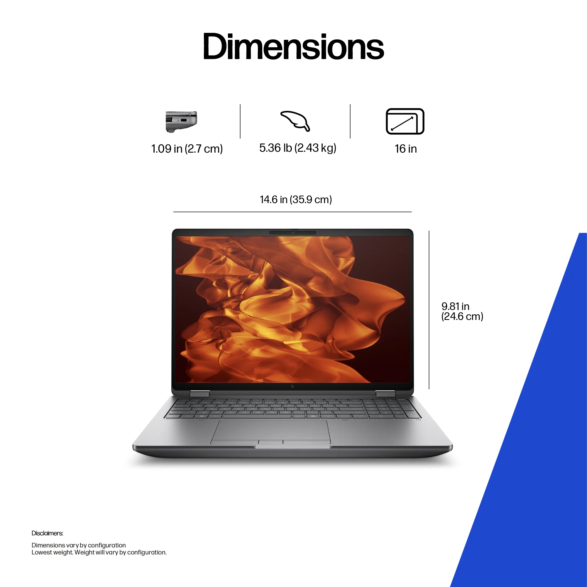 HP ZBook Fury G1i 16" Ultra 9 285HX, 64 GB, 1 TB, RTX PRO 3000 Blackwell, Win 11 Pro - b&auml;rbar dator, silver