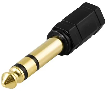 Multimediaadapteri 6,3mm uros - 3,5mm stereo naaras