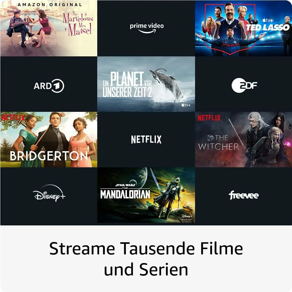 Amazon Fire TV Stick 4K Max (2nd Gen) (2023) mediaspelare, 16 GB, Svart