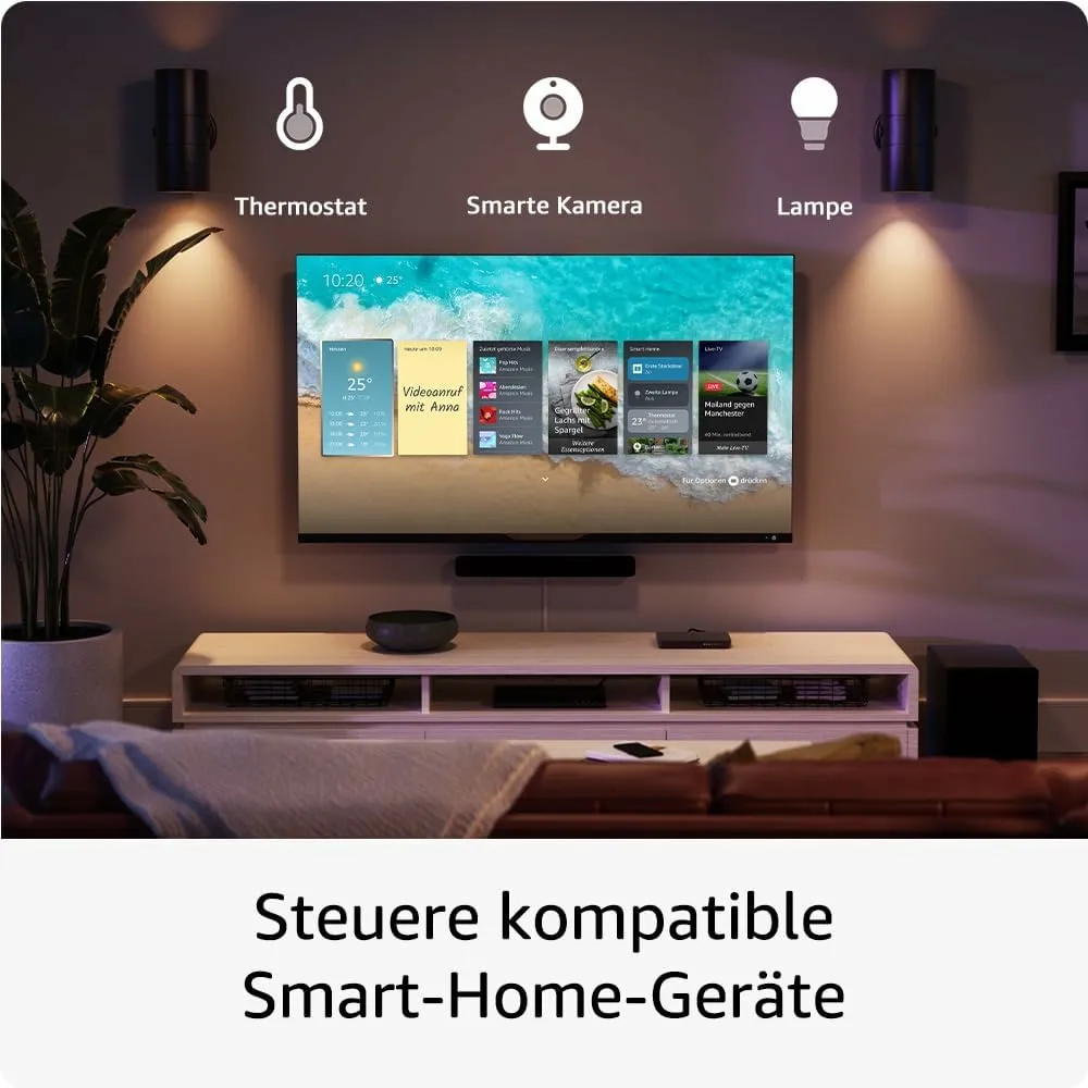 Amazon Fire TV Stick 4K Max (2nd Gen) (2023) mediaspelare, 16 GB, Svart