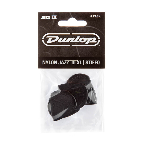 Dunlop Jazz III XL, Stiffo Pick (6pcs)