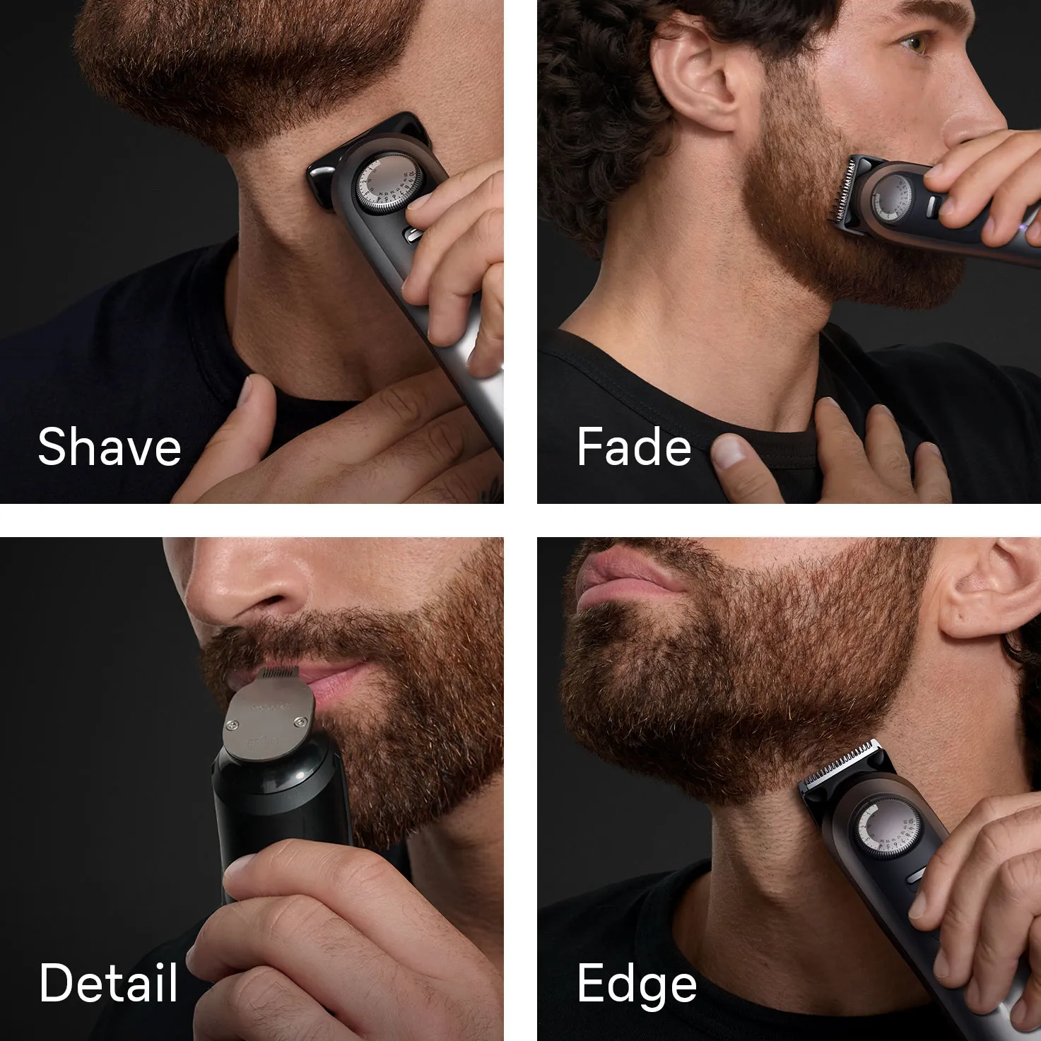 Braun Series 9 BT9560 Wet &amp; Dry Beard Trimmer, Satin Chrome