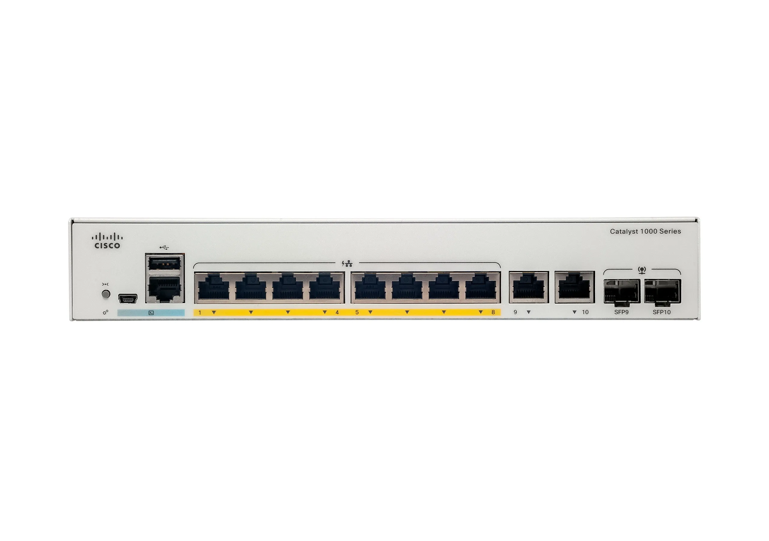 Catalyst 1000 8port POE Ext PS 2x1G SFP - (ei palautusoikeutta)