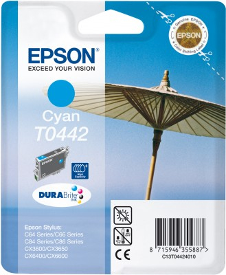 Epson St C64/66/84 cyan HC mustepatruuna 13ml durabrite