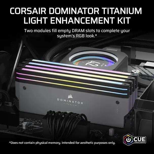 Corsair Dominator Titanium Light Enhancement Kit RGB LED - Grey Heatsink