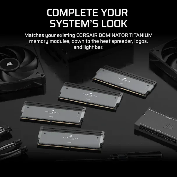 Corsair Dominator Titanium Light Enhancement Kit RGB LED - Grey Heatsink