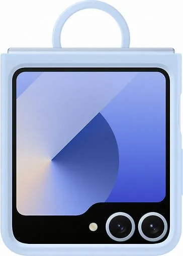 Samsung Galaxy Z Flip6 -silikonskal, Blå