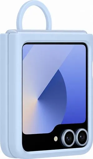 Samsung Galaxy Z Flip6 -silikonskal, Blå