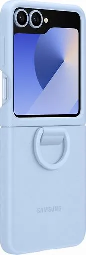 Samsung Galaxy Z Flip6 -silikonskal, Blå