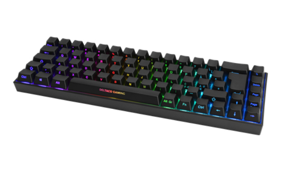 Deltaco Gaming DK440B 65%, Kailh Brown - wireless gaming keyboard