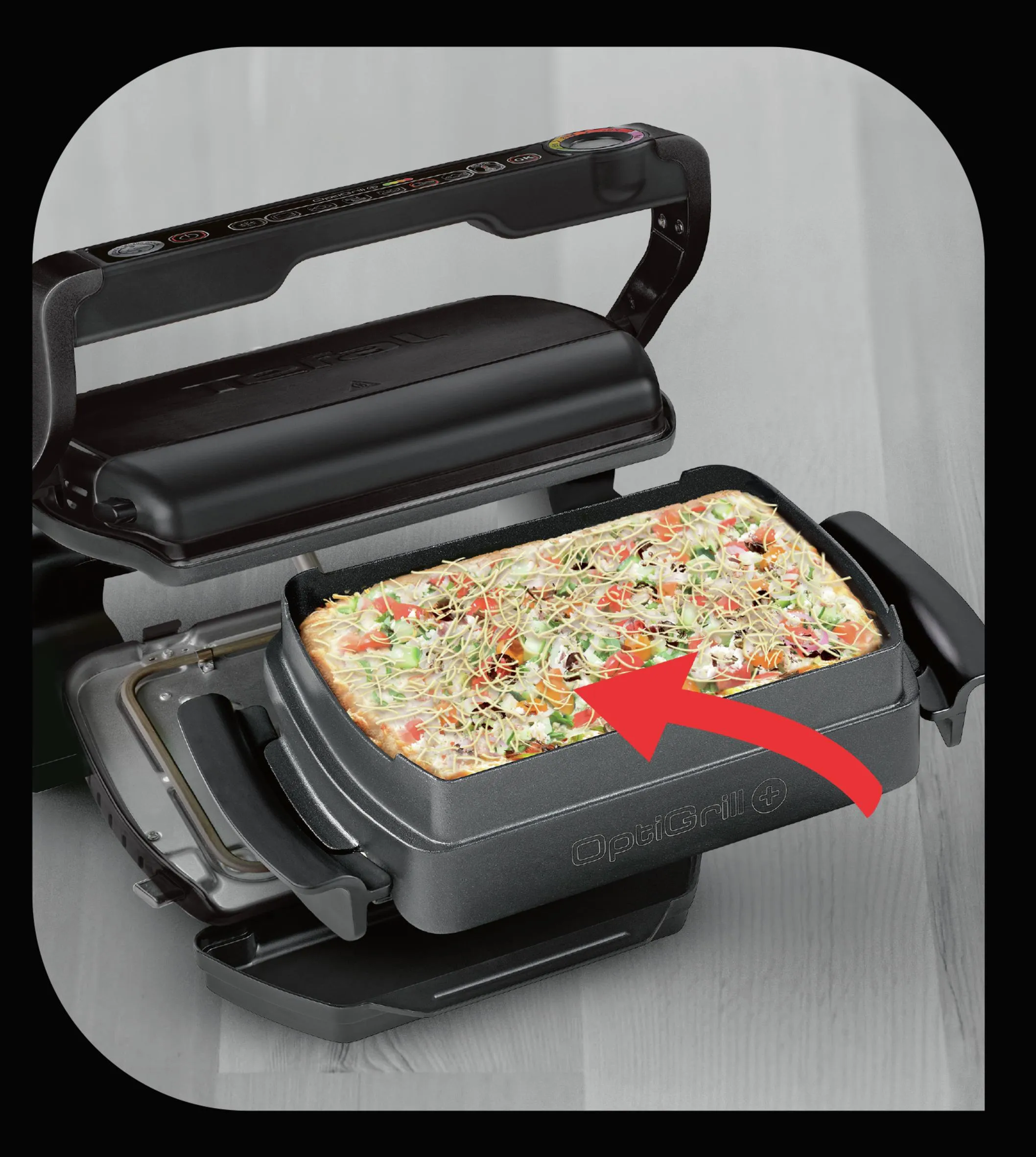 Tefal Optigrill - Snacking anf Baking GC7148 - black