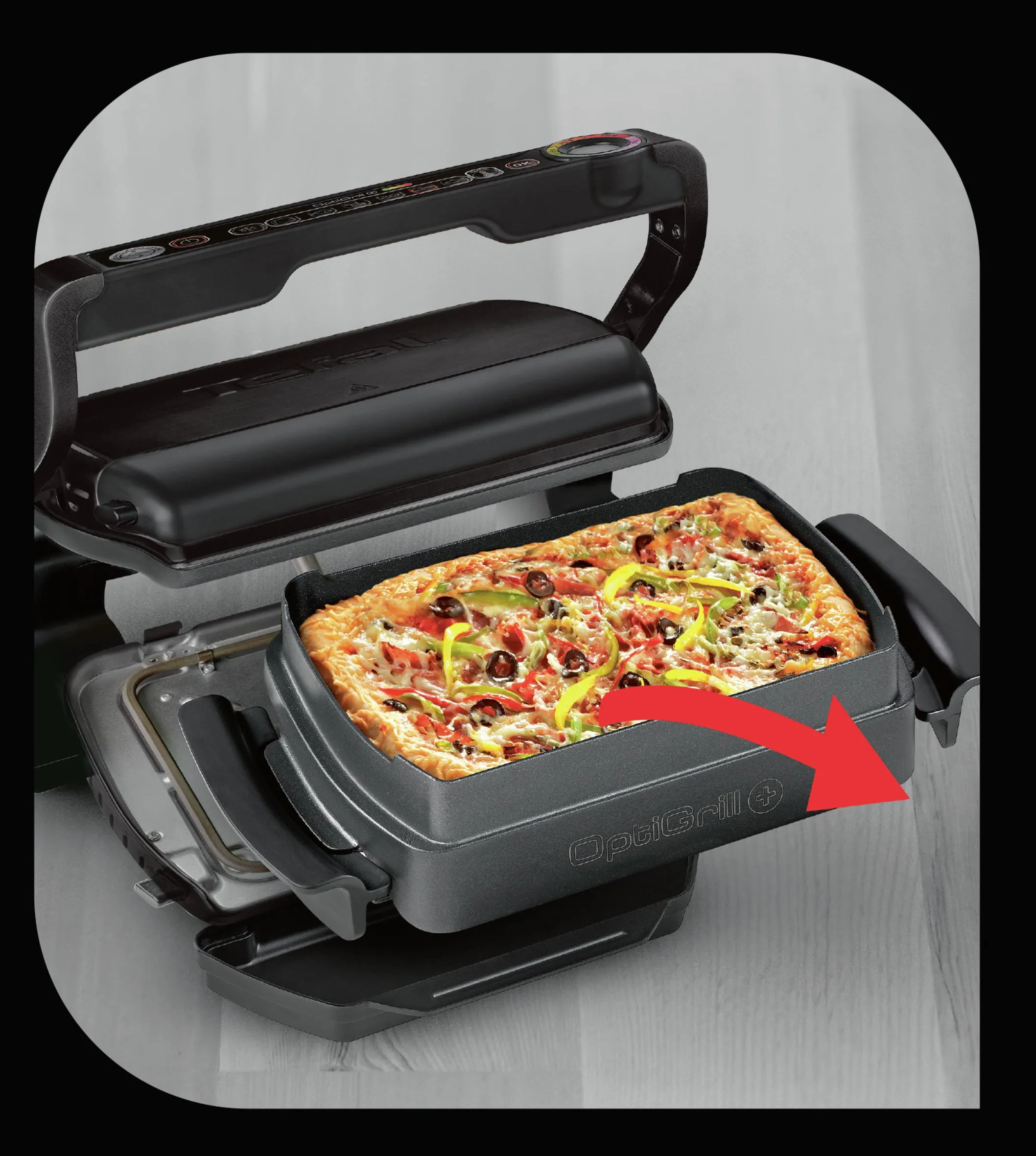 Tefal Optigrill - Snacking anf Baking GC7148 - black