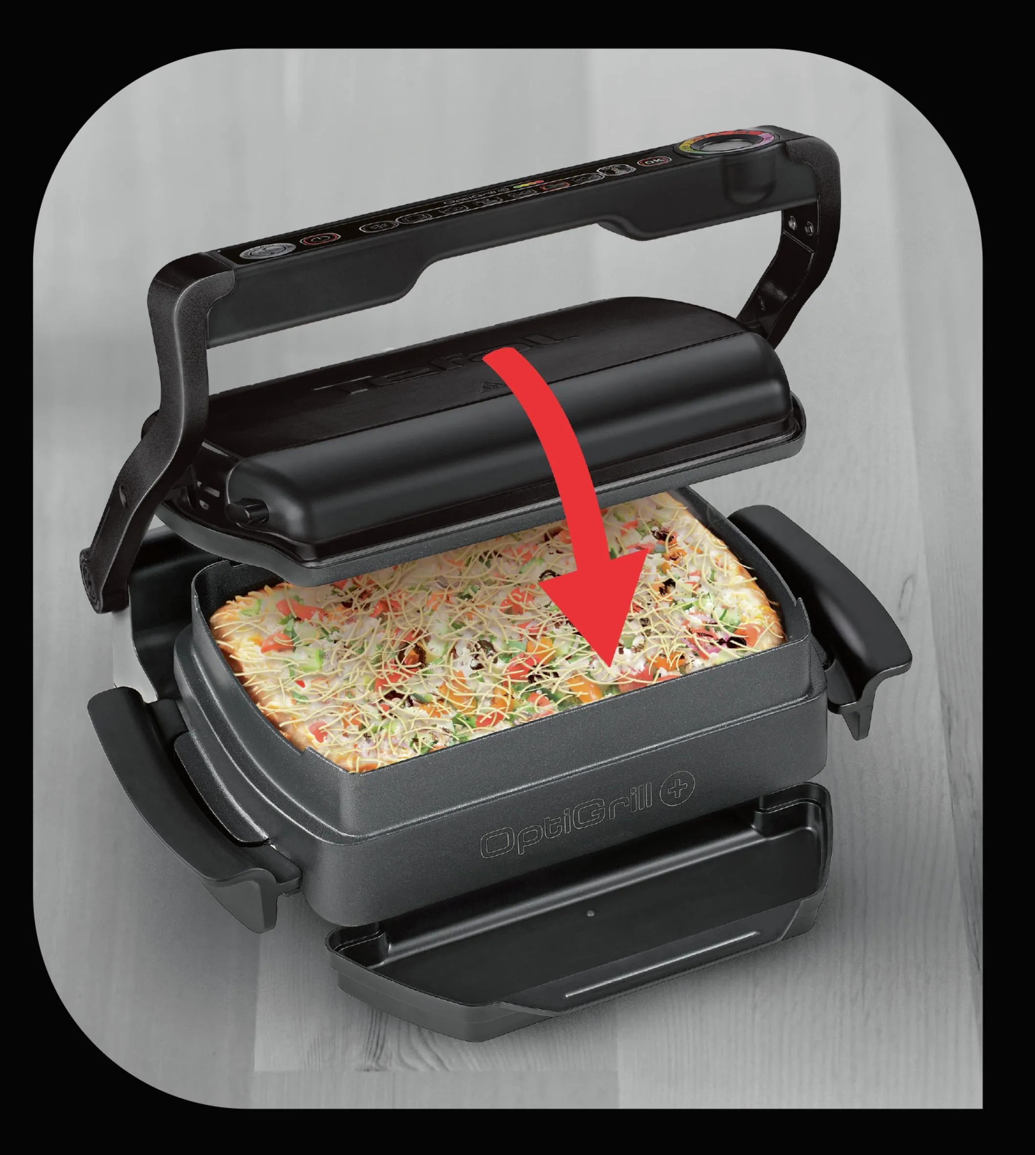 Tefal Optigrill - Snacking anf Baking GC7148 - black