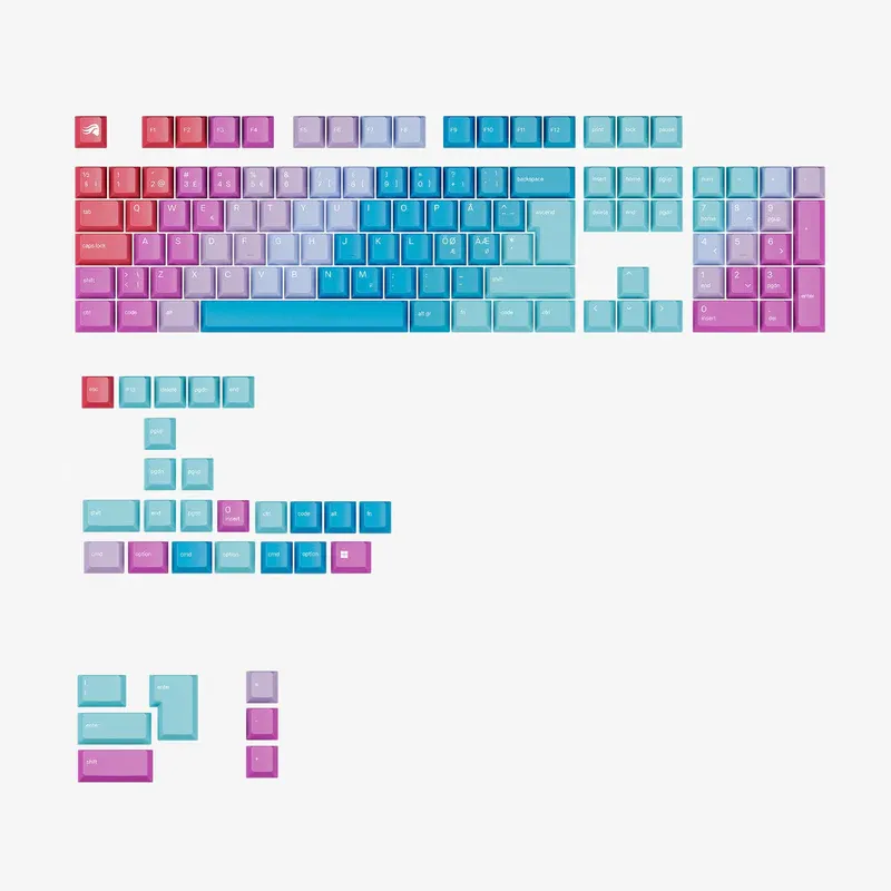 Glorious GPBT Gradient Keycaps Daydream Nordic