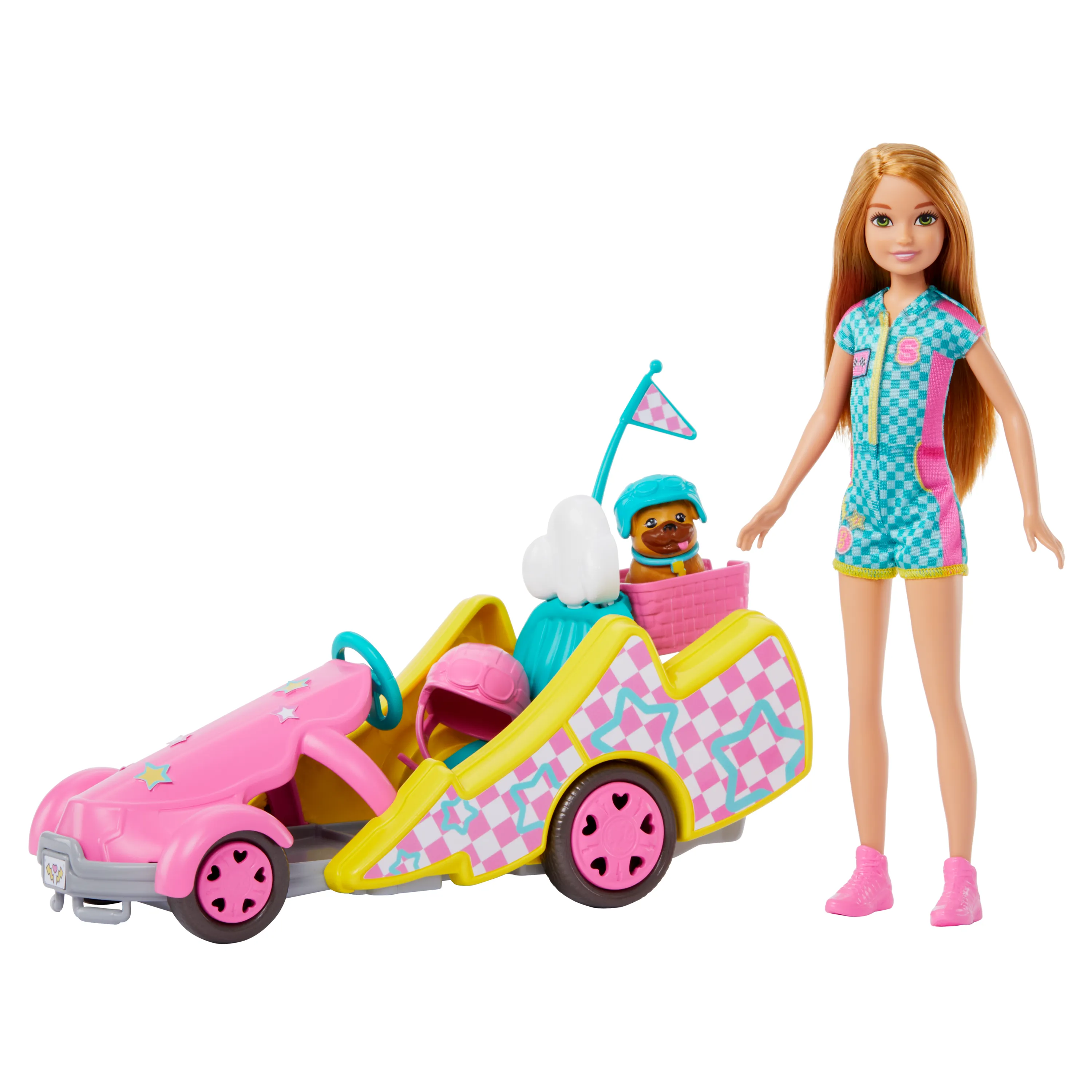 Mattel Barbie Family &amp; Friends Stacie Go-Kart Doll