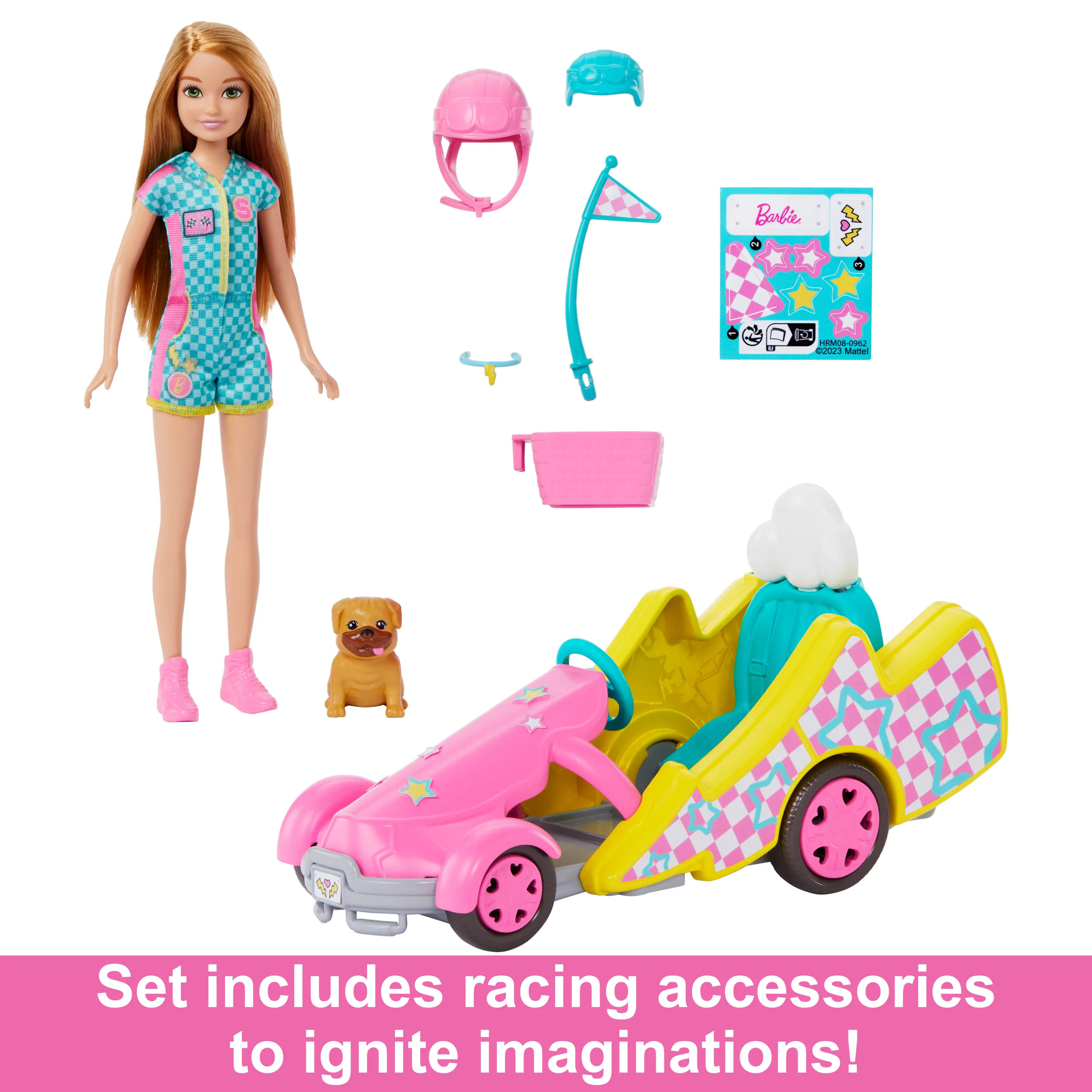 Mattel Barbie Family &amp; Friends Stacie Go-Kart Doll