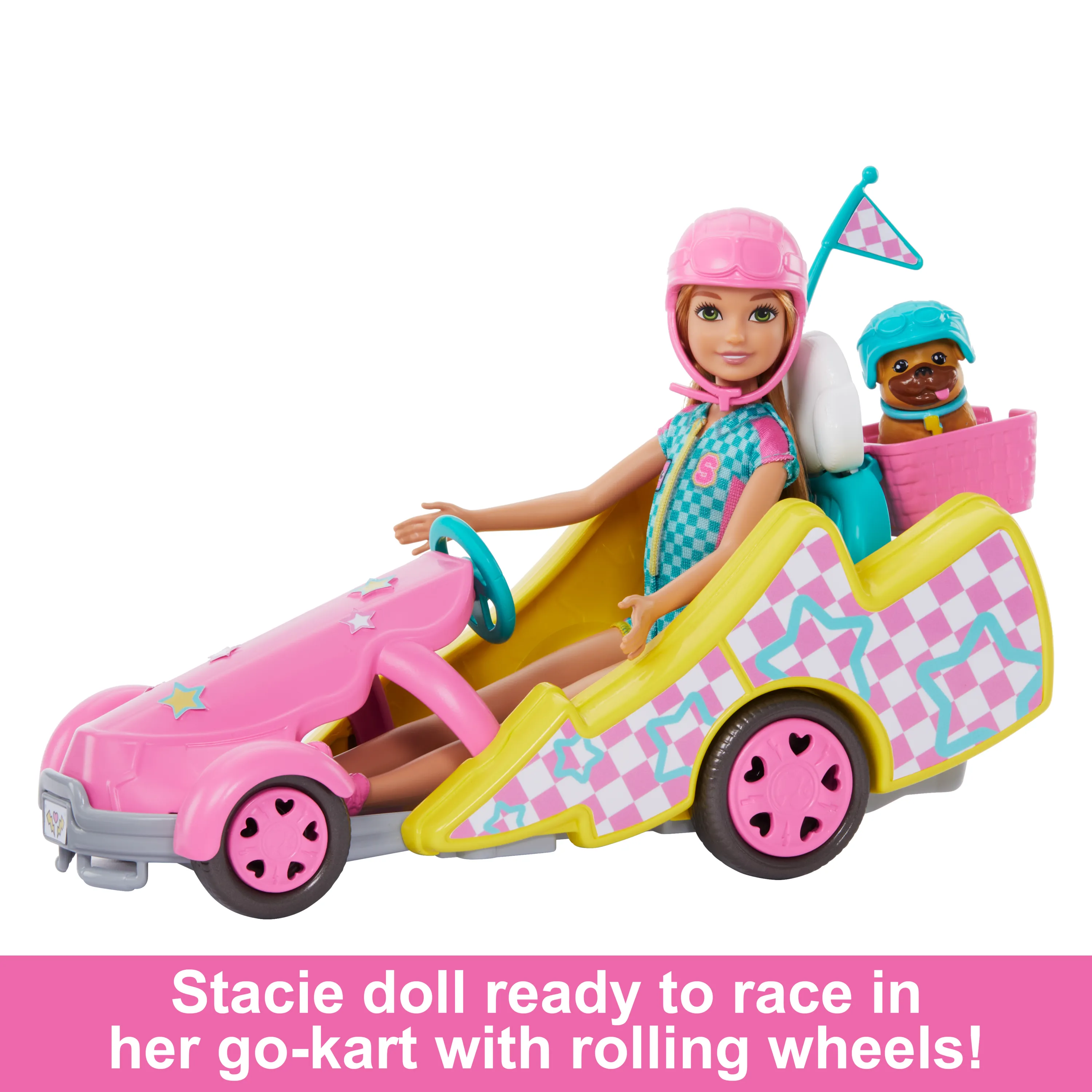 Mattel Barbie Family &amp; Friends Stacie Go-Kart Doll
