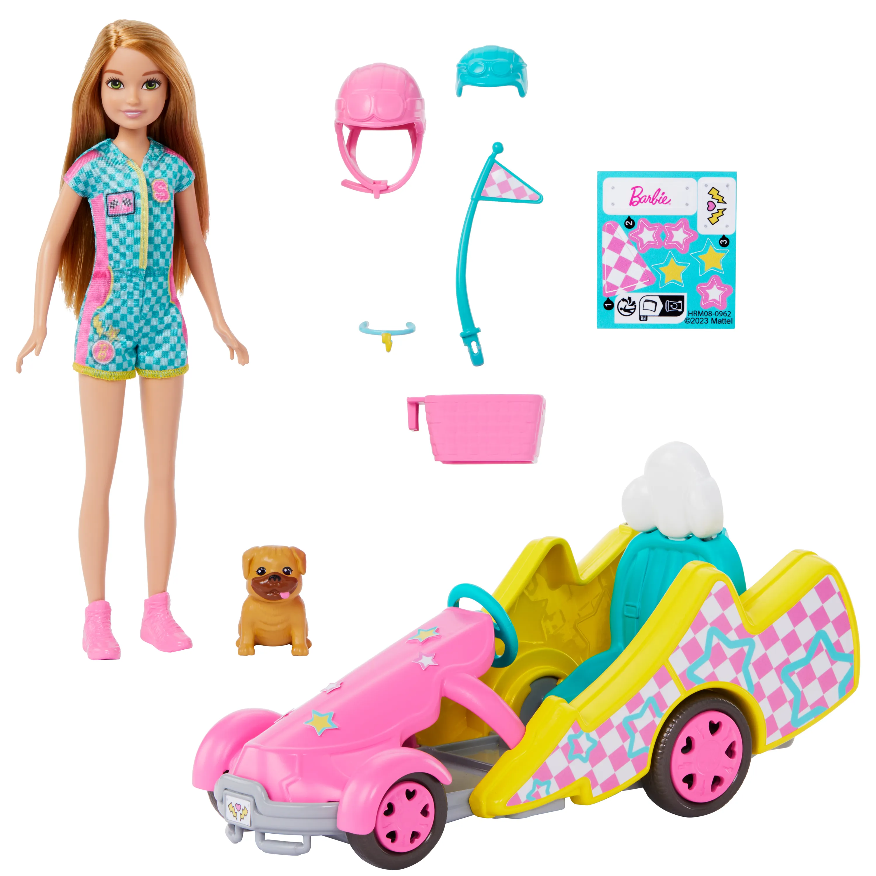 Mattel Barbie Family &amp; Friends Stacie Go-Kart Doll