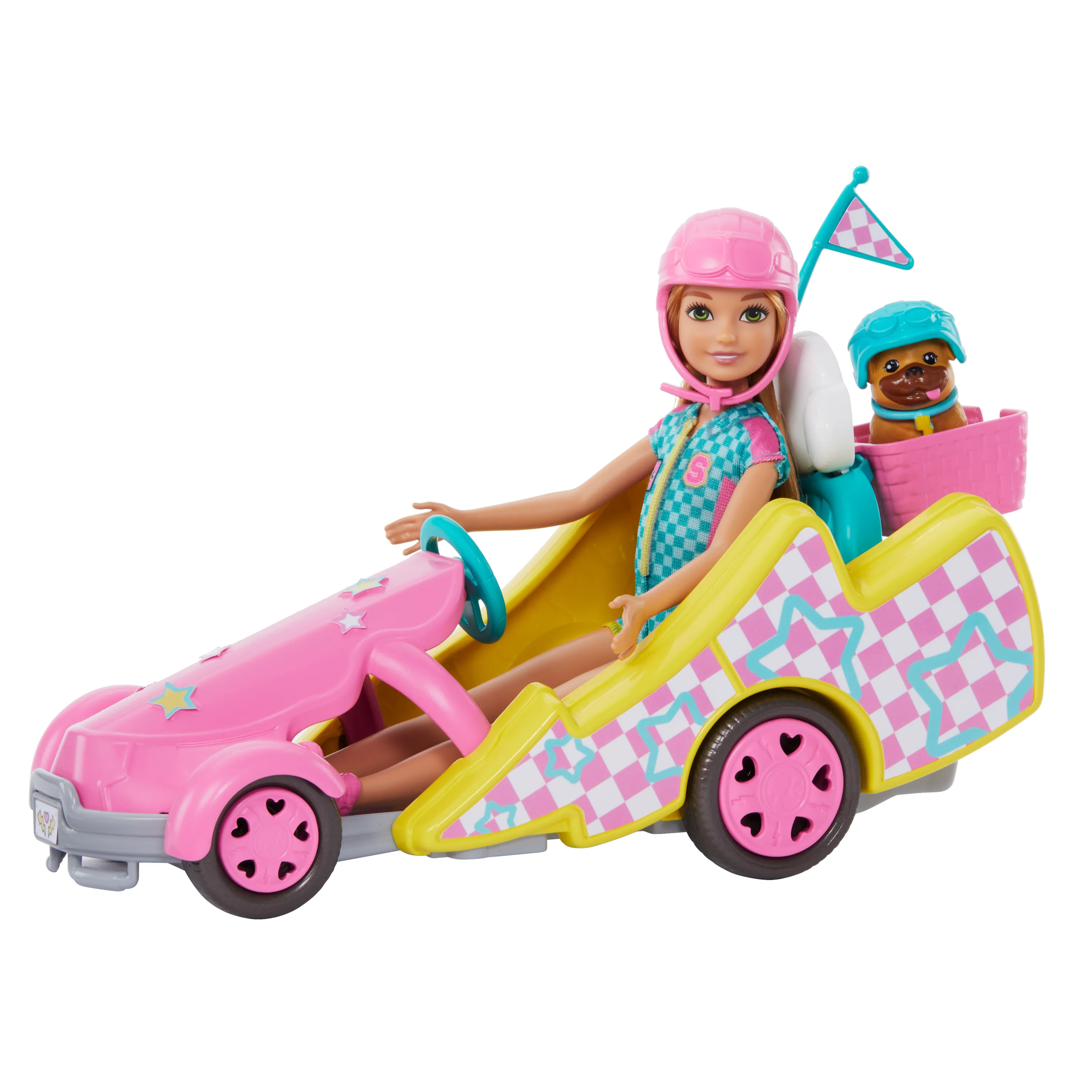 Mattel Barbie Family &amp; Friends Stacie Go-Kart Doll