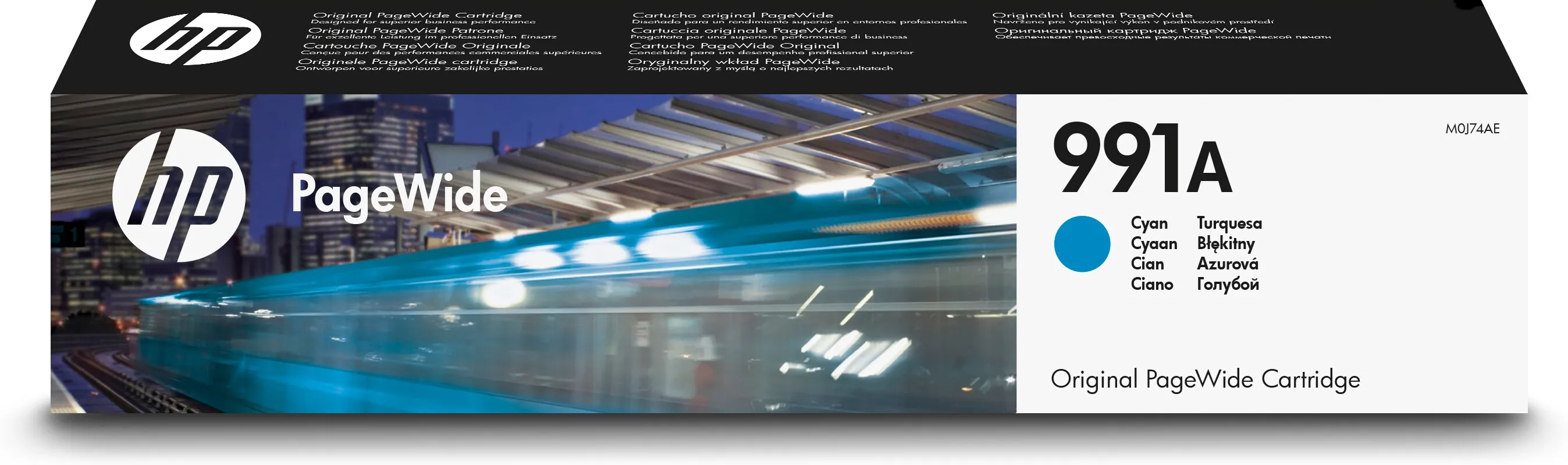 HP 991A bl&auml;ckpatron, 97 ml, cyan