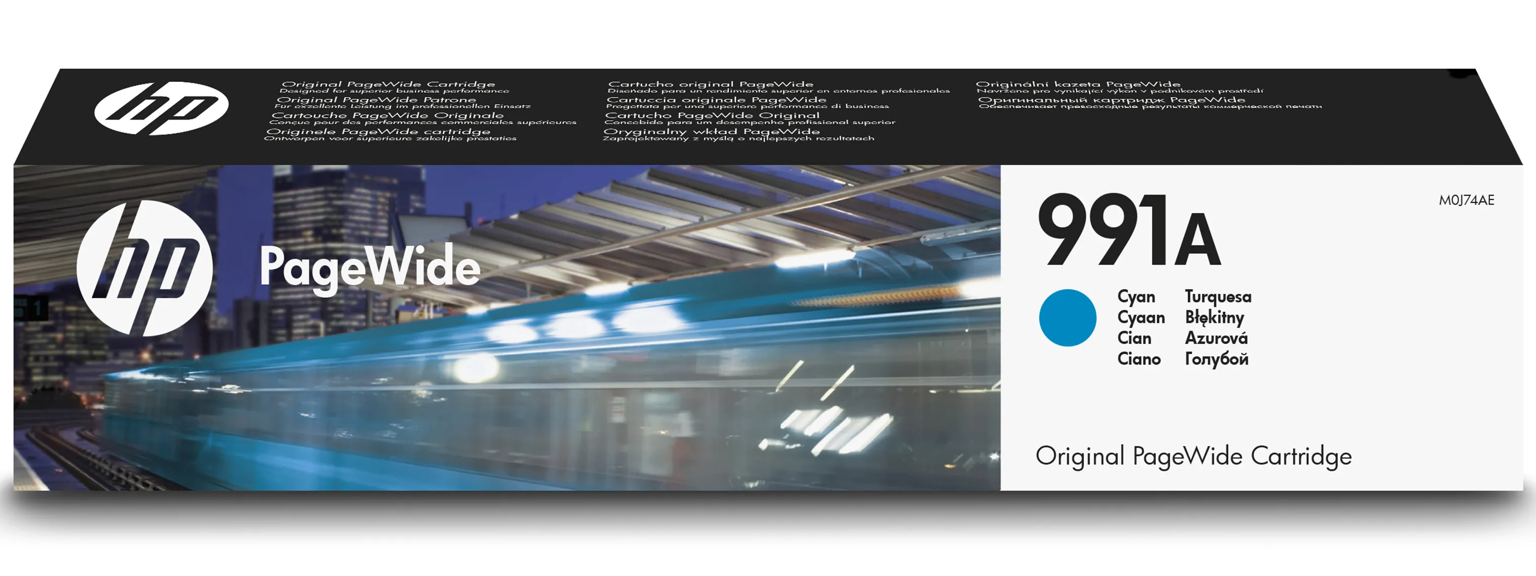 HP 991A bl&auml;ckpatron, 97 ml, cyan