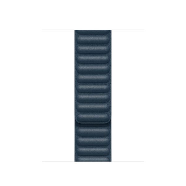 40mm Baltic Blue Leather Link - Small