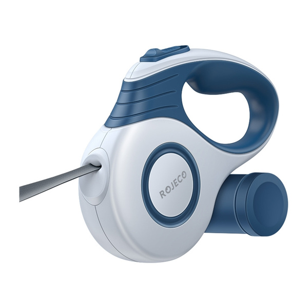 ROJECO A12 5 meters Automatic Retractable Dog Leash, Blue